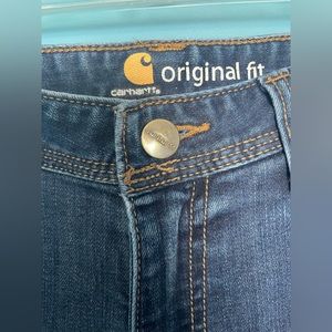 Carhartt 100649 Original Fit Rugged Flex Jasper Jeans Bootcut True Blue Indigo